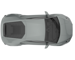 voiture de sport isolée sur fond transparent. rendu 3d - illustration png