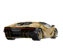 Sport car isolated on transparent background. 3d rendering - illustration png