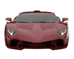 Sport car isolated on transparent background. 3d rendering - illustration png