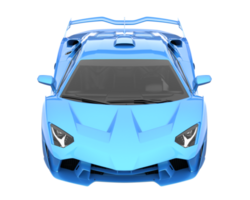 Sport car isolated on transparent background. 3d rendering - illustration png