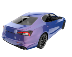 Sport car isolated on transparent background. 3d rendering - illustration png