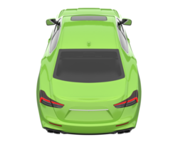 Sport car isolated on transparent background. 3d rendering - illustration png