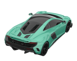 Sport car isolated on transparent background. 3d rendering - illustration png