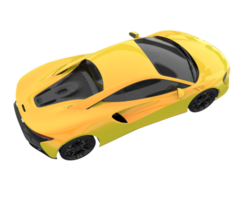 Sport car isolated on transparent background. 3d rendering - illustration png