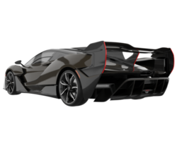 voiture de sport isolée sur fond transparent. rendu 3d - illustration png