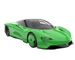 carro esporte isolado em fundo transparente. renderização 3D - ilustração png