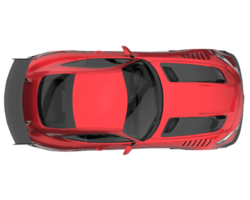 Sport car isolated on transparent background. 3d rendering - illustration png