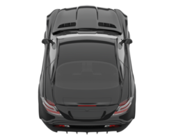 carro esporte isolado em fundo transparente. renderização 3D - ilustração png