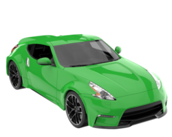 Sport car isolated on transparent background. 3d rendering - illustration png