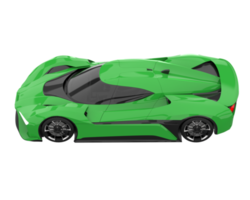 voiture de sport isolée sur fond transparent. rendu 3d - illustration png