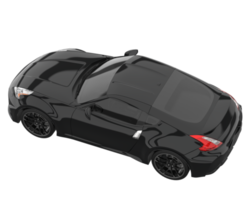 voiture de sport isolée sur fond transparent. rendu 3d - illustration png