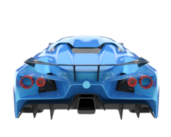 Sport car isolated on transparent background. 3d rendering - illustration png