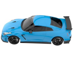 sport auto geïsoleerd Aan transparant achtergrond. 3d renderen - illustratie png