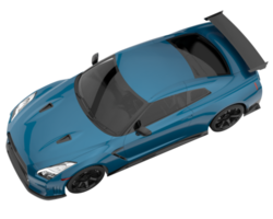 Sport car isolated on transparent background. 3d rendering - illustration png