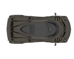 voiture de sport isolée sur fond transparent. rendu 3d - illustration png