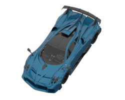 Sport car isolated on transparent background. 3d rendering - illustration png