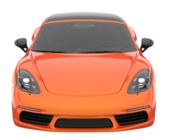 Sport car isolated on transparent background. 3d rendering - illustration png