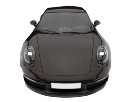 carro esporte isolado em fundo transparente. renderização 3D - ilustração png