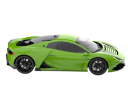 carro esporte isolado em fundo transparente. renderização 3D - ilustração png