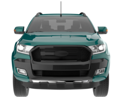 Pickup truck isolated on background. 3d rendering - illustration png