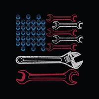 Mechanical Engineer T-shirt Design vector