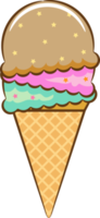 sorvete png design de clipart gráfico