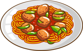 spaghetti PNG grafisch clip art ontwerp