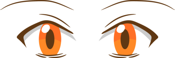 Olhos De Expressão De Anime PNG , Olhos Clipart, Elemento Quadrático,  Expressão Imagem PNG e PSD Para Download Gratuito