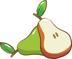 Pear png graphic clipart design