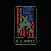 Estados Unidos Ejército camiseta diseño vector