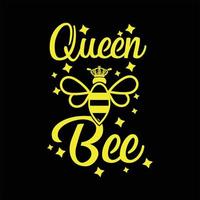 Bee T-shirt Design vector