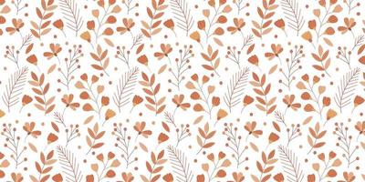 Beautiful abstract leaf and floral pattern for wallpaper and background vector