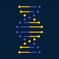 Cell, DNA molecule helix structure human gene code vector