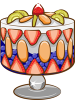 Trifle png graphic clipart design