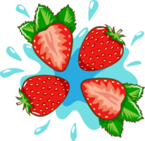 fragola png grafico clipart design