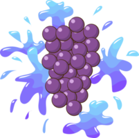 Grape png graphic clipart design