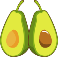 Avocado-PNG-Grafik-Clipart-Design png