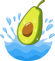 avocado PNG grafisch clip art ontwerp