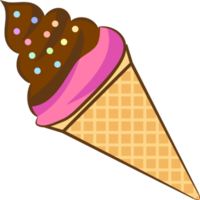sorvete png design de clipart gráfico