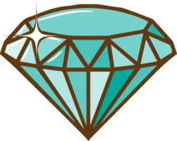 design de clipart gráfico png diamante