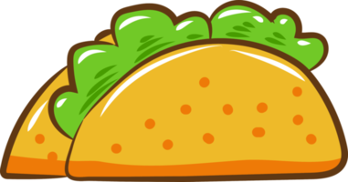 Taco PNG-Grafik-Clipart-Design png