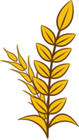 Wheat png graphic clipart design