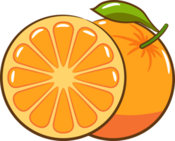 Orange png graphic clipart design