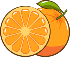 conception de clipart graphique png orange