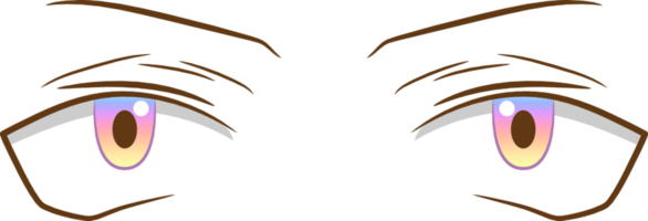 anime öga png grafisk ClipArt design