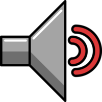 Audio icona png grafico clipart design