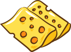 design de clipart gráfico png de queijo