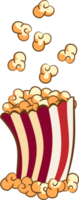 Popcorn png graphic clipart design