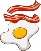 bacon de ovo png design de clipart gráfico