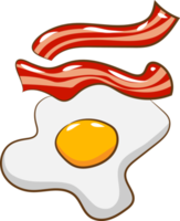 Egg bacon png graphic clipart design